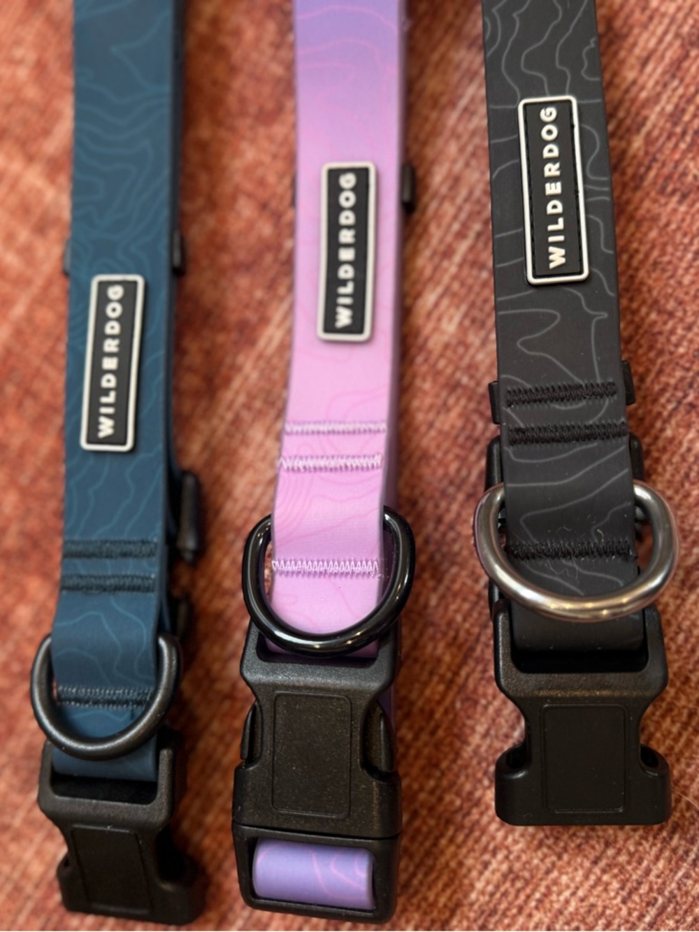 Waterproof Dog Collar set of 3